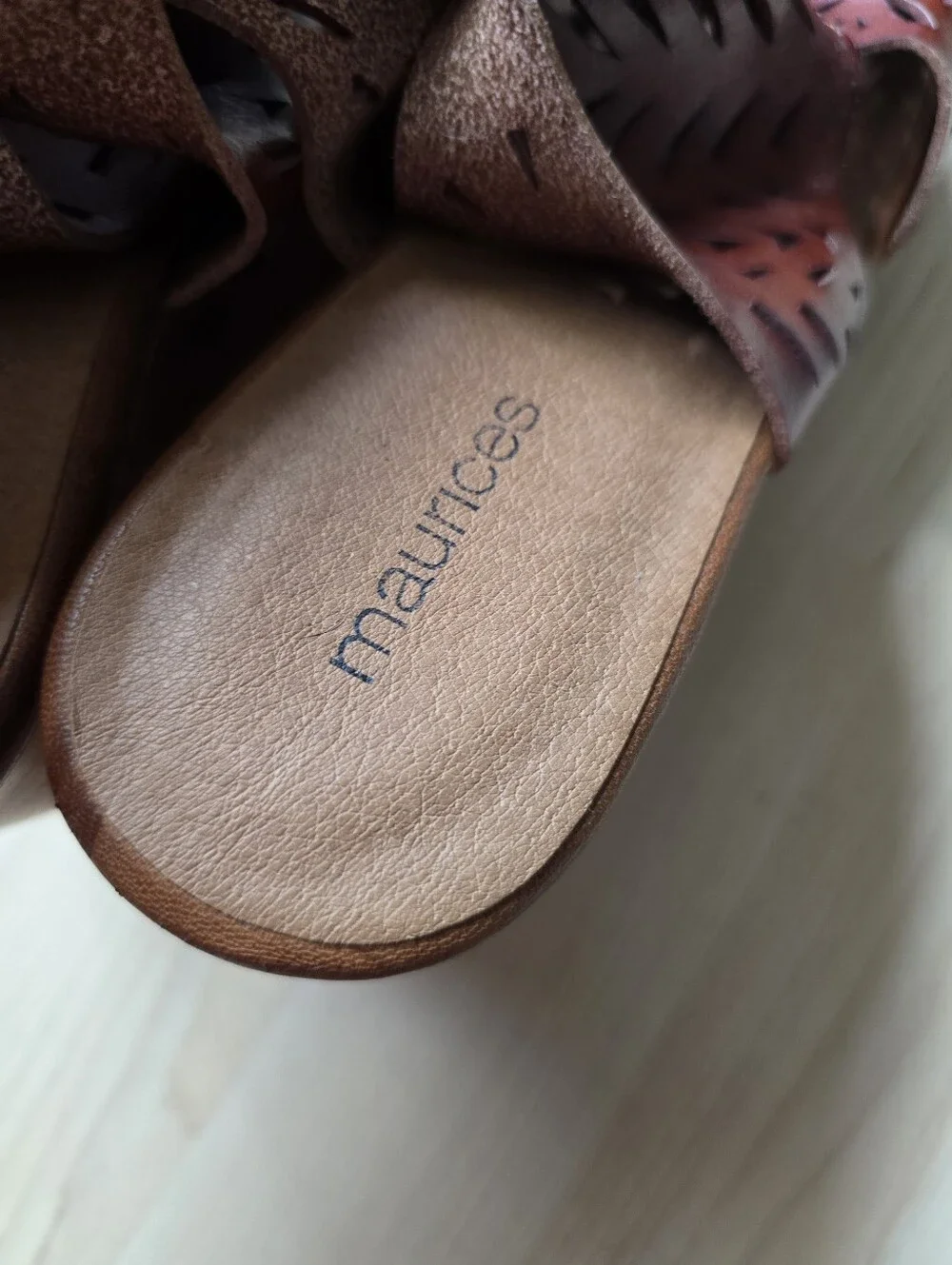 Maurices Brown Wedges Size 10 NWOT